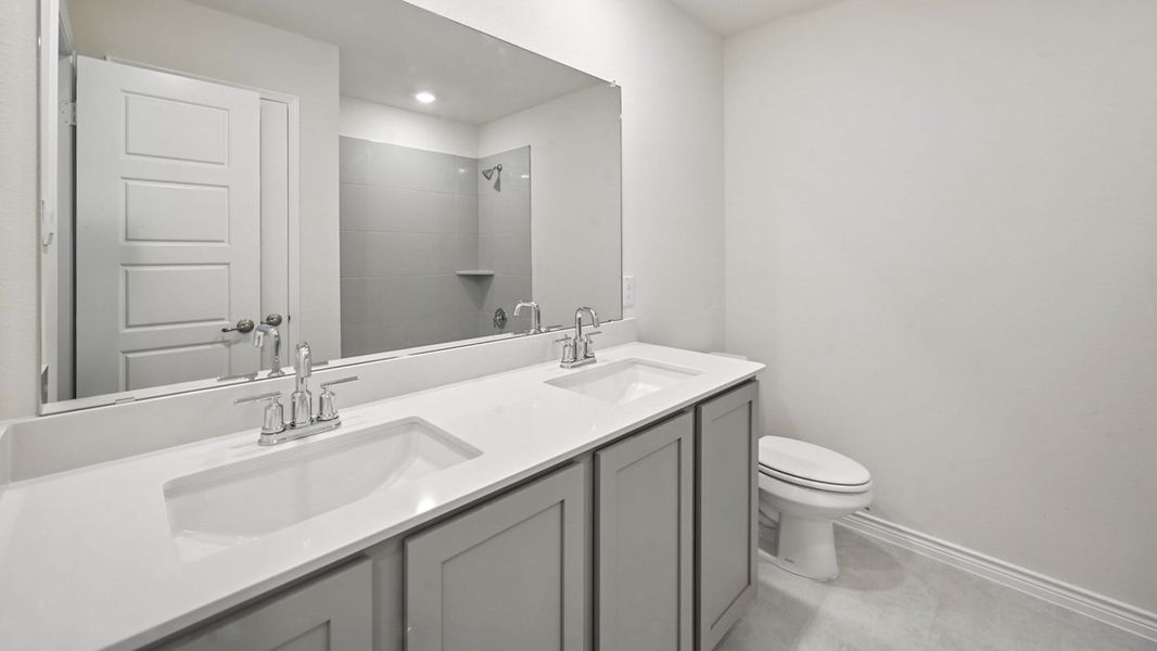 Furnished interior view inside a new home in The Woods at Lindsey Place, Anna (Image 4).