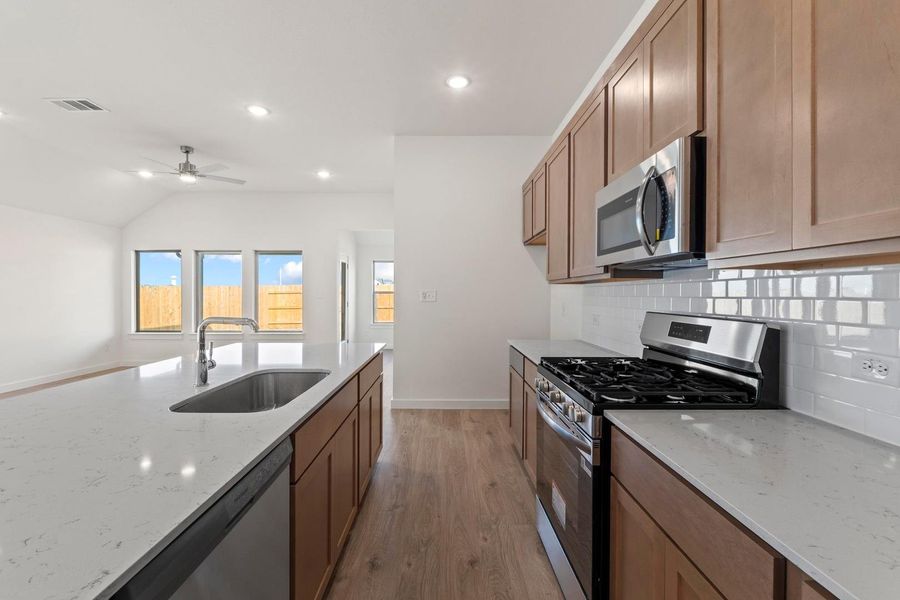 Furnished interior view inside a new home in Prairie Winds, Hutto (Image 10).