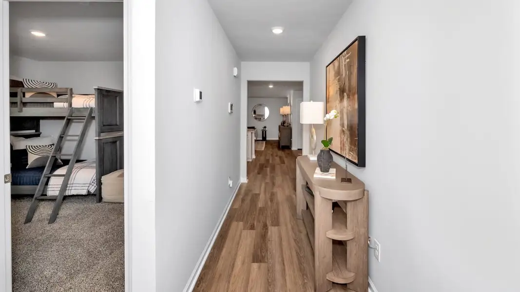 Representative furnished interior of a home built from the Lakeside by D.R. Horton in Bailey Park, Fayetteville (Image 4).