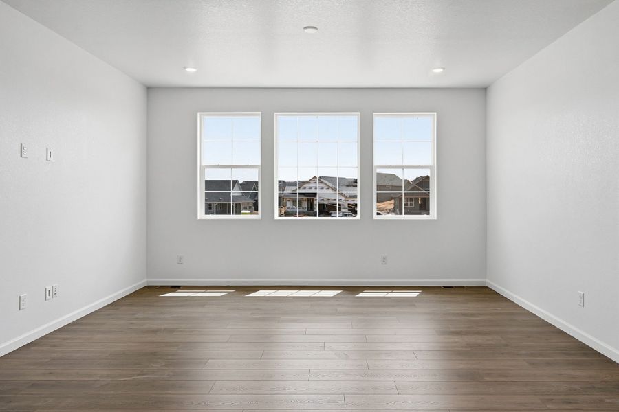 Spacious, unfurnished interior of a new home in The Town Collection at Independence, Elizabeth (Image 15). Spacious, unfurnished interior of a new home in The Town Collection at Independence, Elizabeth (Image 15).