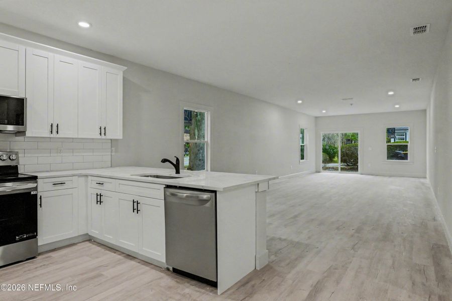 Furnished interior view inside a new home in , Jacksonville (Image 6).