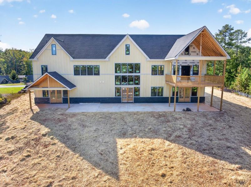 Exterior details and patio area of a home in , Monticello (Image 4).