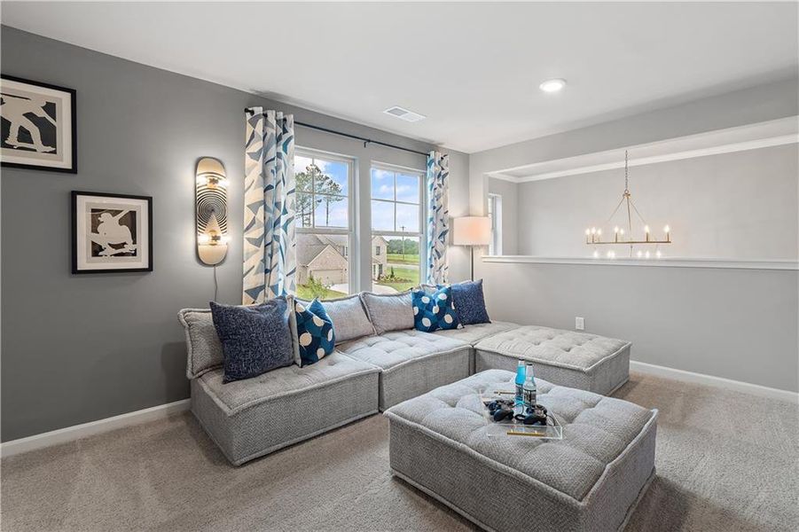 Furnished interior view inside a new home in Northcroft, Loganville (Image 13).