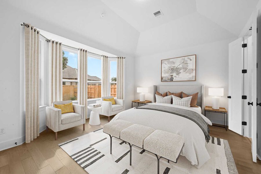 Furnished interior view inside a new home in 6 Creeks at Waterridge, Kyle (Image 6).