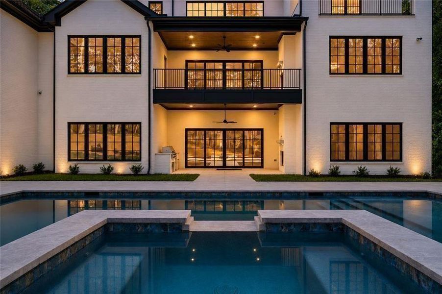 Exterior details and patio area of a home in , Alpharetta (Image 43).