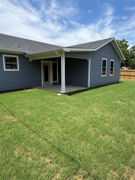 Exterior details and patio area of a home in , Garland (Image 19). Exterior details and patio area of a home in , Garland (Image 19).