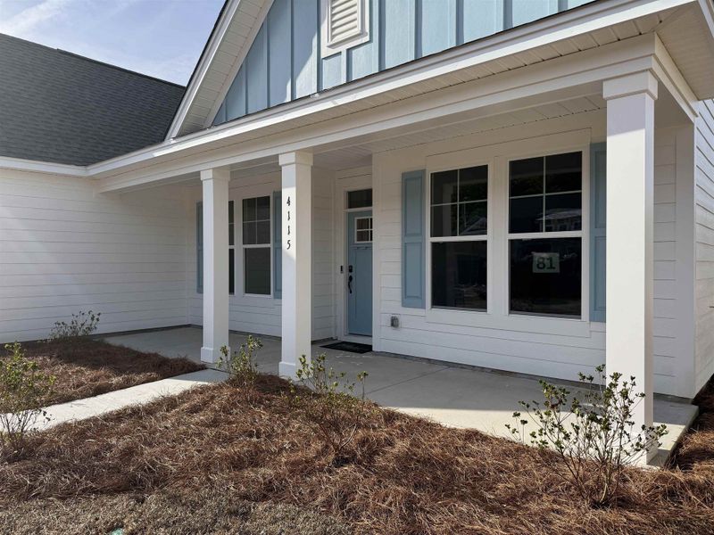 Exterior details and patio area of a home in Westwood Reserve, Conway (Image 17).