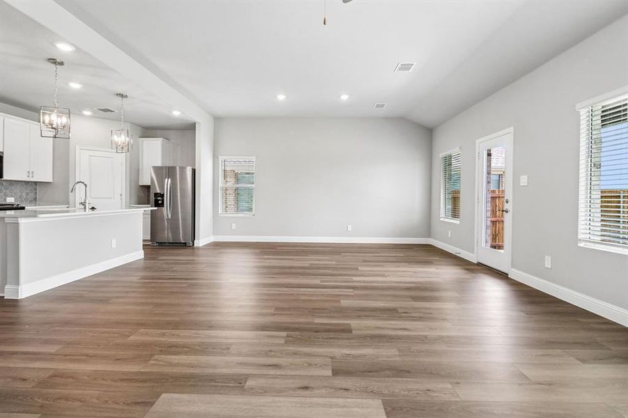 Spacious, unfurnished interior of a new home in Eastridge - Signature Series, Princeton (Image 32). Spacious, unfurnished interior of a new home in Eastridge - Signature Series, Princeton (Image 32).