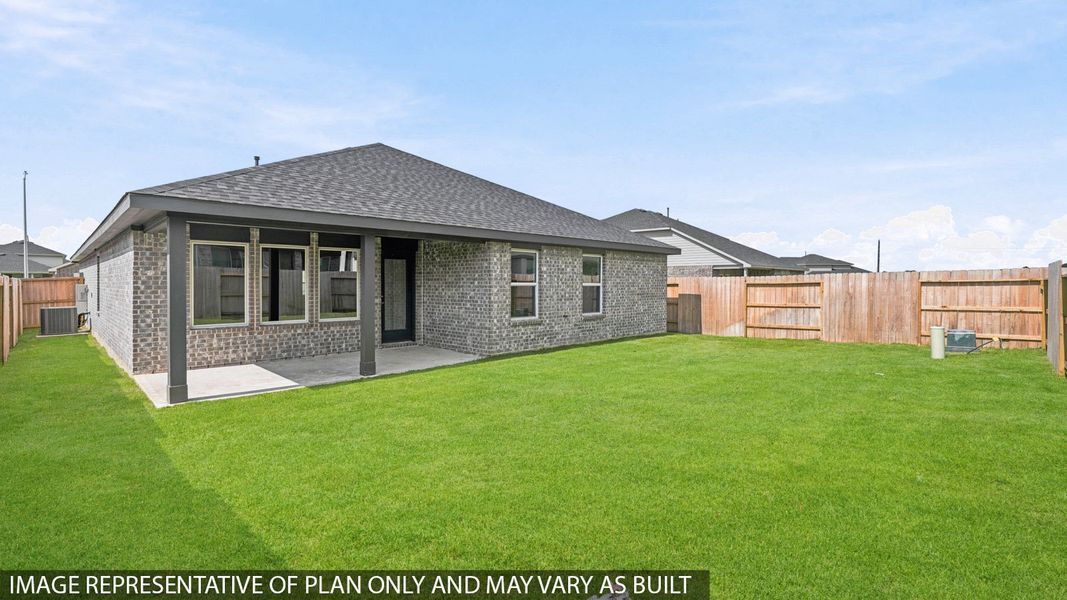 Exterior details and patio area of a home in Cypress Green, Hockley (Image 3).