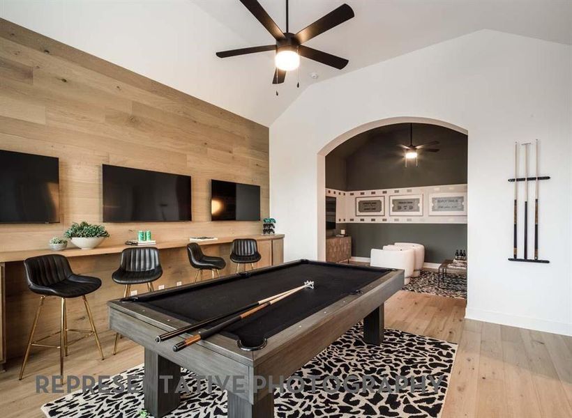 Furnished interior view inside a new home in Star Trail, Prosper (Image 18).