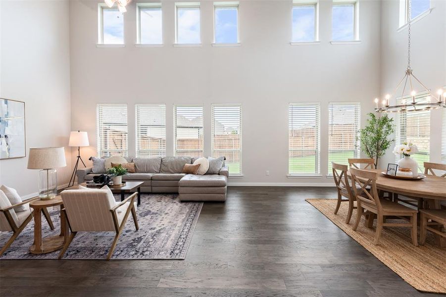 Furnished interior view inside a new home in , Oak Point (Image 26). Furnished interior view inside a new home in , Oak Point (Image 26).