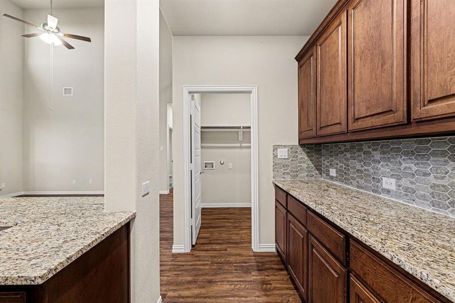 Furnished interior view inside a new home in Courts Of Bonnie Brae, Denton (Image 5).