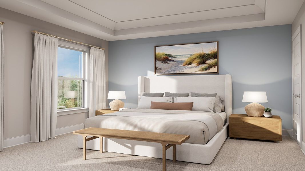 Representative furnished interior of a home built from the BARLOW by D.R. Horton in Rivers Reach, Yemassee (Image 7). Representative furnished interior of a home built from the BARLOW by D.R. Horton in Rivers Reach, Yemassee (Image 7).