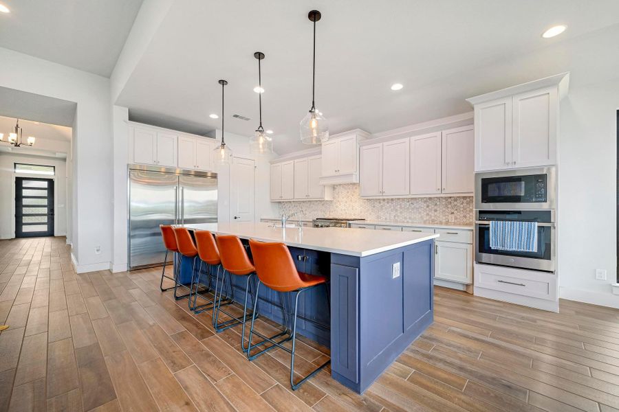 Furnished interior view inside a new home in La Cima 60', San Marcos (Image 15). Furnished interior view inside a new home in La Cima 60', San Marcos (Image 15).