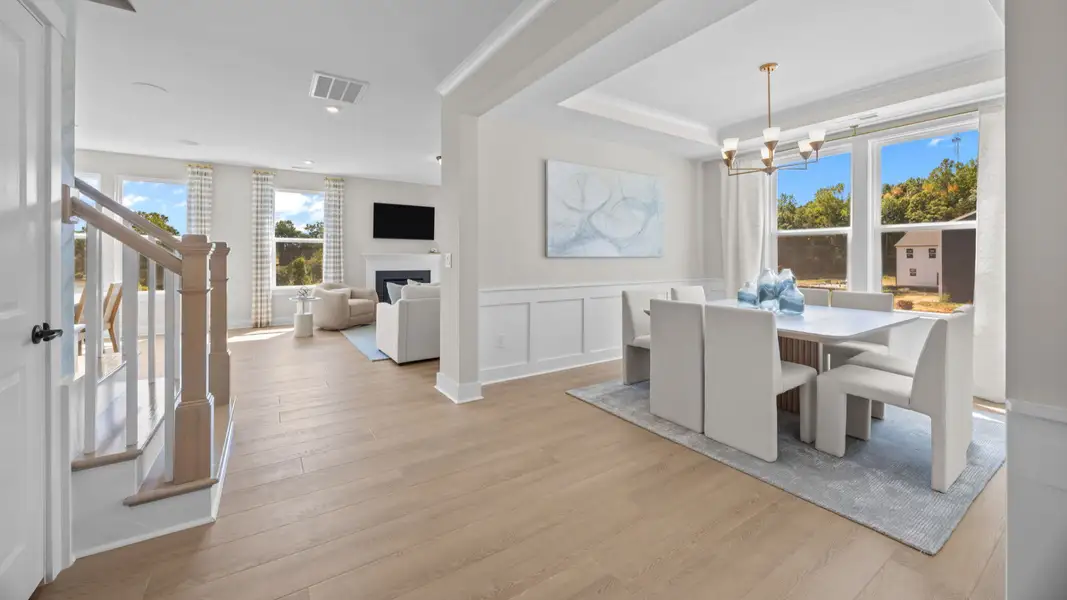 The Jordan Plan by DRB Homes in McBride Indian Trail, NC - Dining