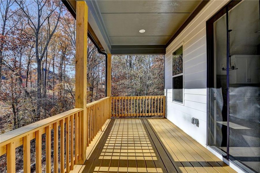 Exterior details and patio area of a home in , Buford (Image 31).