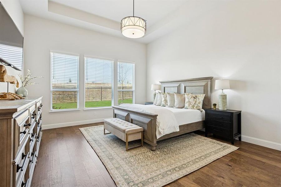 Furnished interior view inside a new home in Walsh Ranch 70', Fort Worth (Image 29). Furnished interior view inside a new home in Walsh Ranch 70', Fort Worth (Image 29).