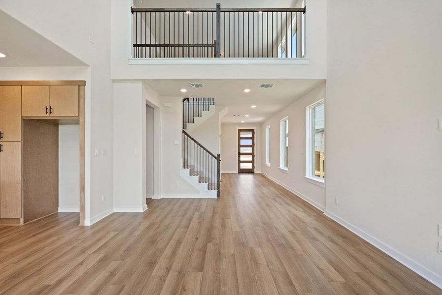 Spacious, unfurnished interior of a new home in Lariat, Liberty Hill (Image 28). Spacious, unfurnished interior of a new home in Lariat, Liberty Hill (Image 28).