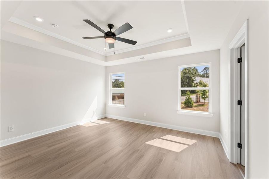 Spacious, unfurnished interior of a new home in The Village at Shallowford, Kennesaw (Image 15).