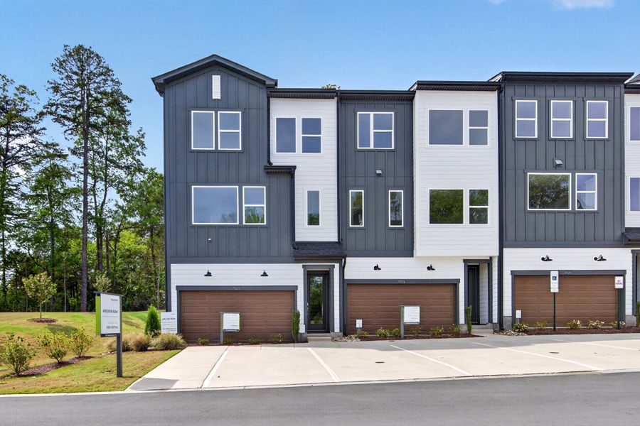 Front exterior of a new home in Archer Row, Charlotte, NC, highlighting curb appeal (Image 1). Front exterior of a new home in Archer Row, Charlotte, NC, highlighting curb appeal (Image 1).