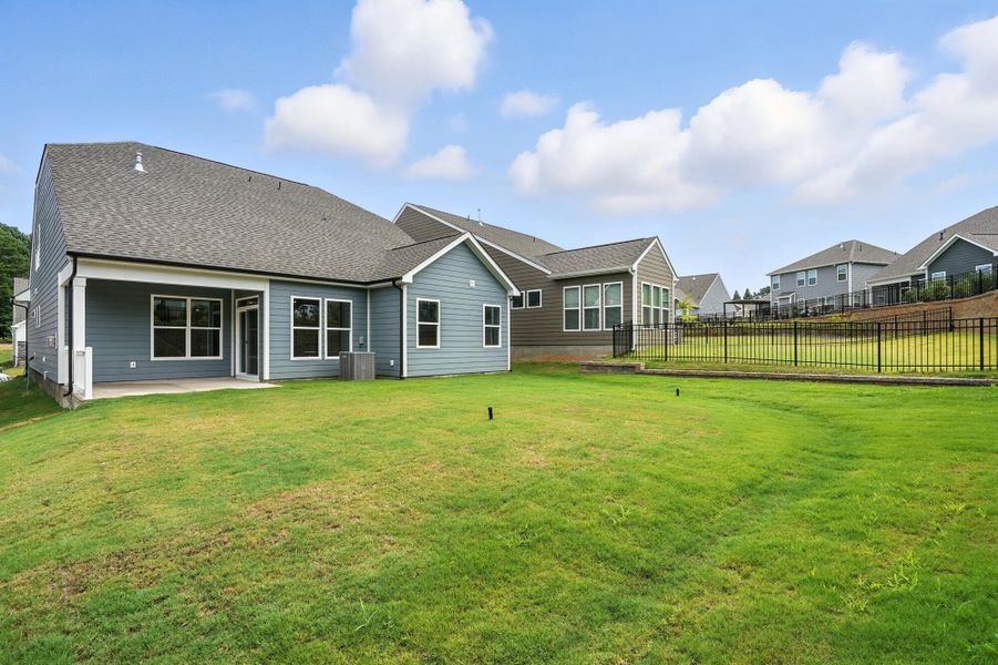 Front exterior of a new home in Villas at Prestwick, Mooresville, NC, highlighting curb appeal (Image 22).