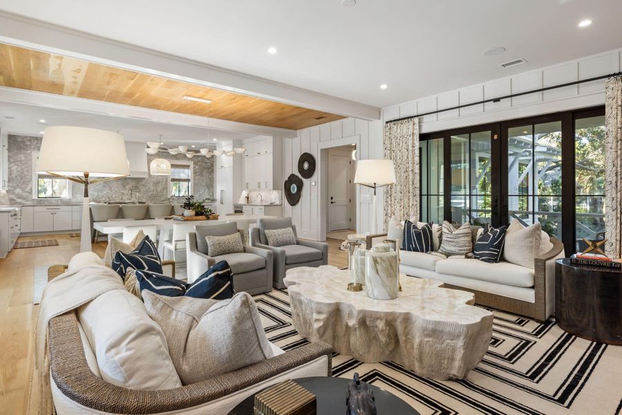 Furnished interior view inside a new home in , Sullivan's Island (Image 17).