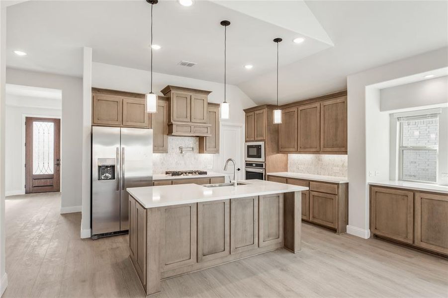 Furnished interior view inside a new home in West Crossing, Anna (Image 6). Furnished interior view inside a new home in West Crossing, Anna (Image 6).
