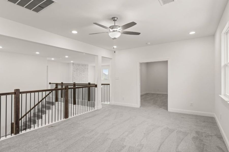 Spacious, unfurnished interior of a new home in Cambridge Crossing, Celina (Image 42). Spacious, unfurnished interior of a new home in Cambridge Crossing, Celina (Image 42).