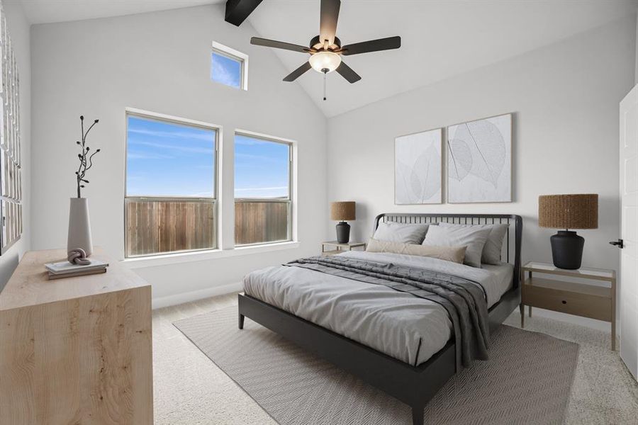 Furnished interior view inside a new home in Creekshaw – Gardens, Royse City (Image 10).