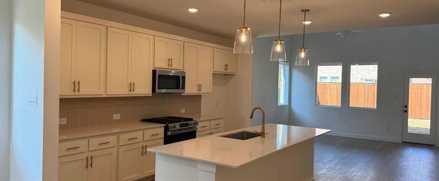 Kitchen Construction Progress featuring the Serene Collection