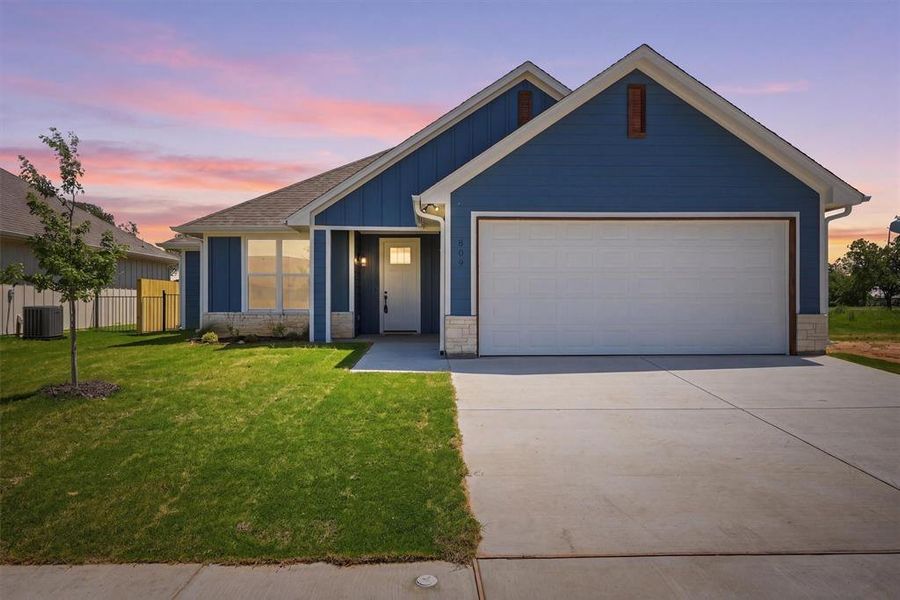 Front exterior of a new home in , Tolar, TX, highlighting curb appeal (Image 26).