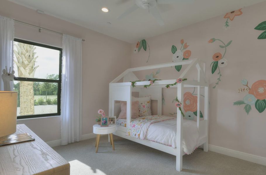 Representative furnished interior of a home built from the Lighthouse by Neal Communities in SkySail, Naples (Image 9).