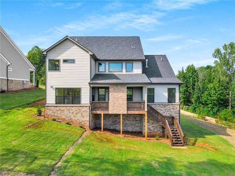 Front exterior of a new home in , Jefferson, GA, highlighting curb appeal (Image 26).
