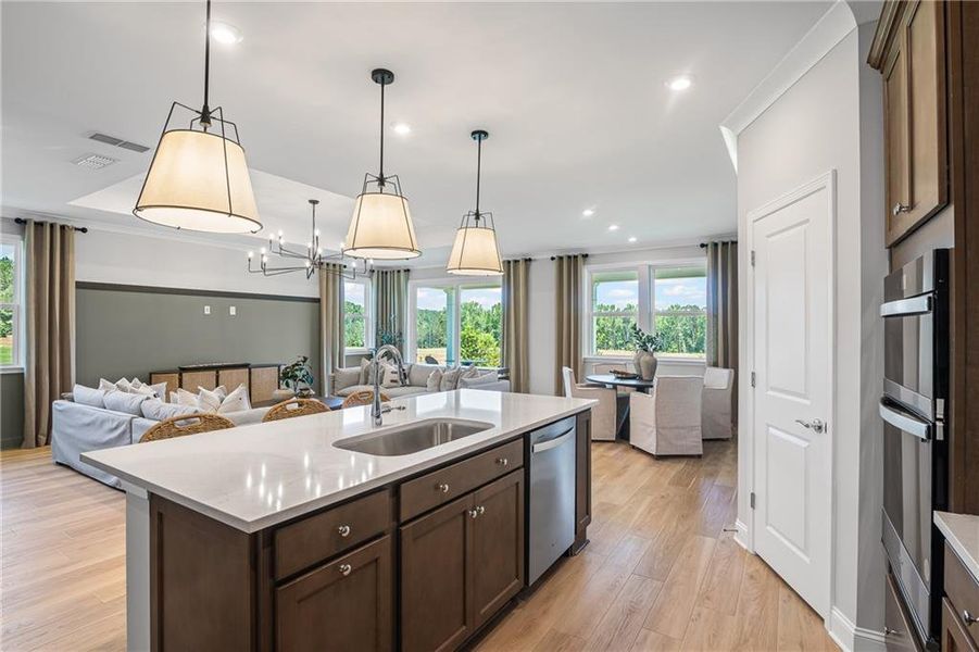 Furnished interior view inside a new home in Overland, Locust Grove (Image 14).