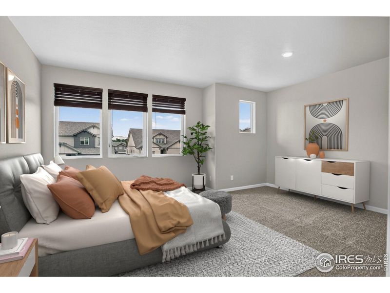 Furnished interior view inside a new home in Highlands Preserve, Mead (Image 28).