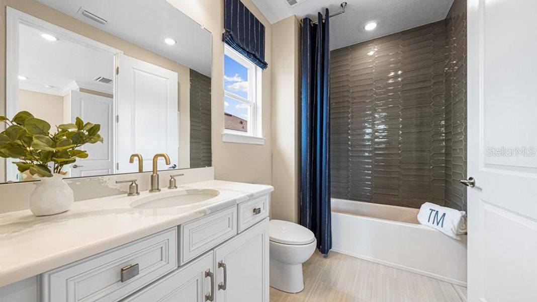 Furnished interior view inside a new home in Victoria Lakes, Odessa (Image 4). Furnished interior view inside a new home in Victoria Lakes, Odessa (Image 4).