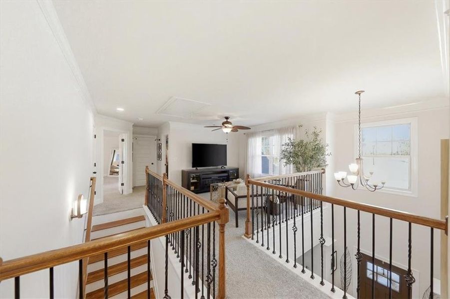 Furnished interior view inside a new home in Nine Oaks, Locust Grove (Image 20).