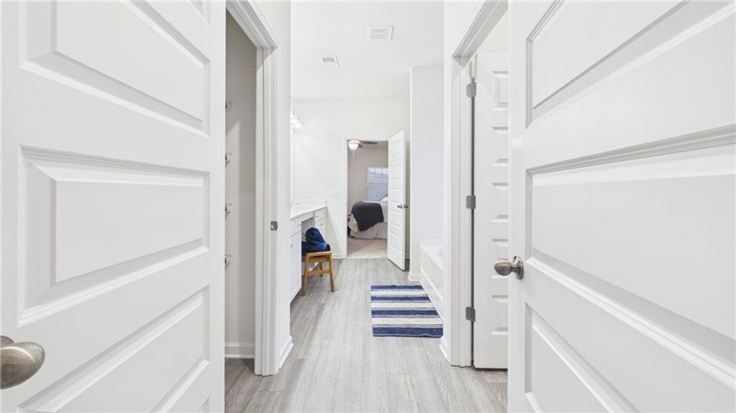 Furnished interior view inside a new home in , Cartersville (Image 39).