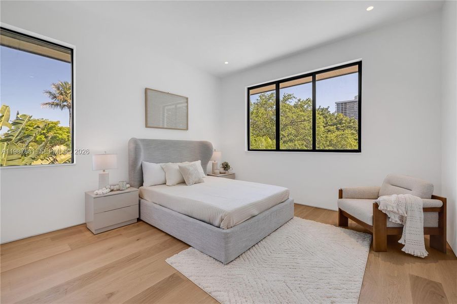 Furnished interior view inside a new home in , Miami (Image 16).