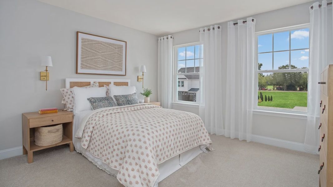 Furnished interior view inside a new home in Station Pointe, Angier (Image 13).