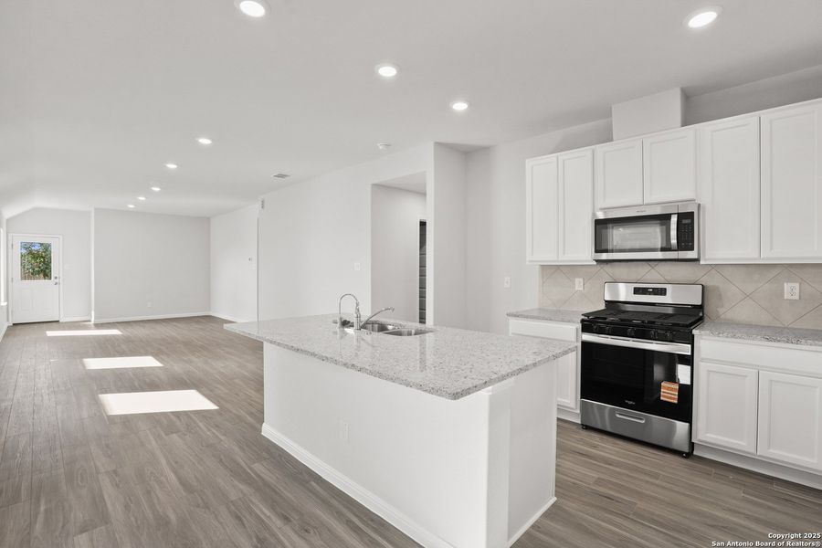 Furnished interior view inside a new home in Timber Creek, San Antonio (Image 12).