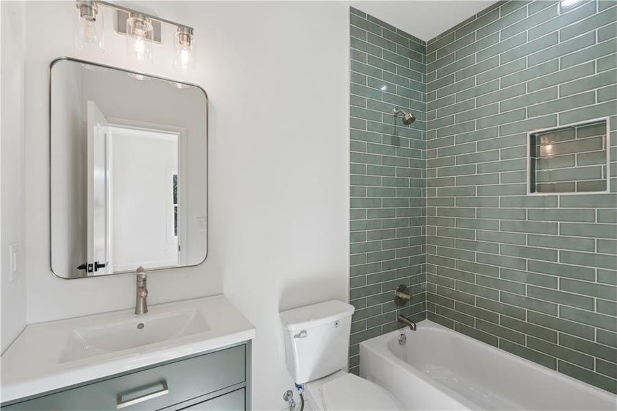 Furnished interior view inside a new home in , Decatur (Image 14).