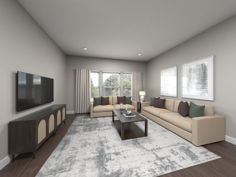 Furnished interior view inside a new home in Woodmont, Smyrna (Image 4).