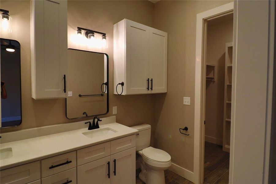 Master Bathroom Toilet Closet