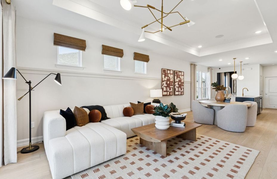 Representative furnished interior of a home built from the Hallmark by Del Webb in Del Webb at Trinity Falls, McKinney (Image 8).