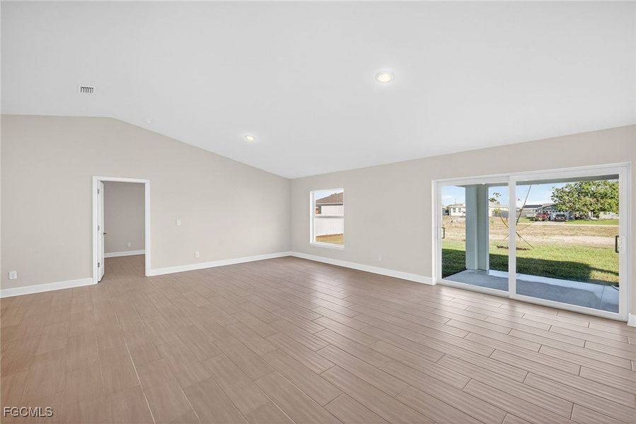 Spacious, unfurnished interior of a new home in Cape Coral, Cape Coral (Image 26). Spacious, unfurnished interior of a new home in Cape Coral, Cape Coral (Image 26).