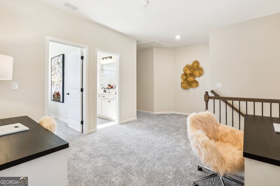 Furnished interior view inside a new home in Maddox Station, Eatonton (Image 20).