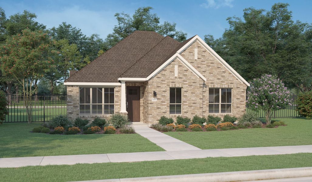 Representative exterior photo of a completed home built from the Blue Jay by Centre Living Homes in Dove Hollow, Waxahachie, TX (Image 28).