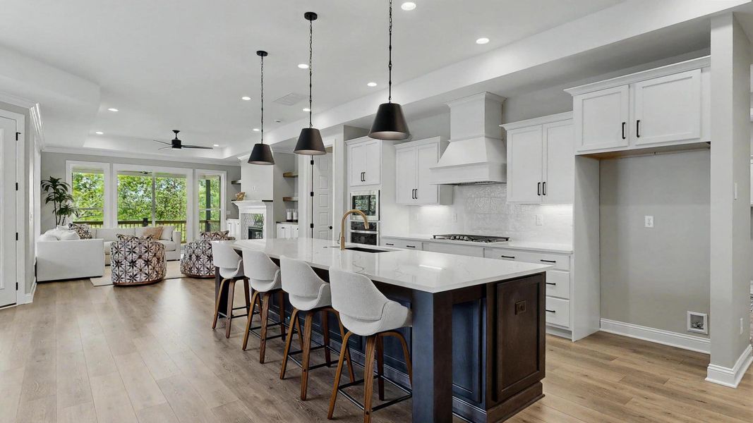 Representative furnished interior of a home built from the Verona by Perfection Builders in The Courtyards at Curry Farms, Louisville (Image 9).
