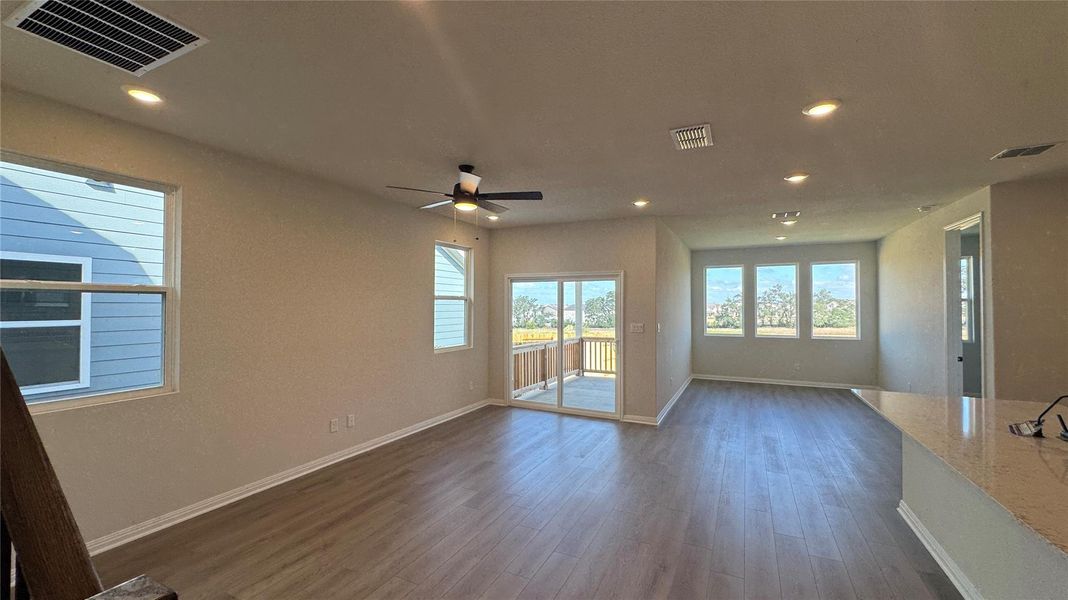 Spacious, unfurnished interior of a new home in Cannon Ranch 45s, Dripping Springs (Image 33). Spacious, unfurnished interior of a new home in Cannon Ranch 45s, Dripping Springs (Image 33).